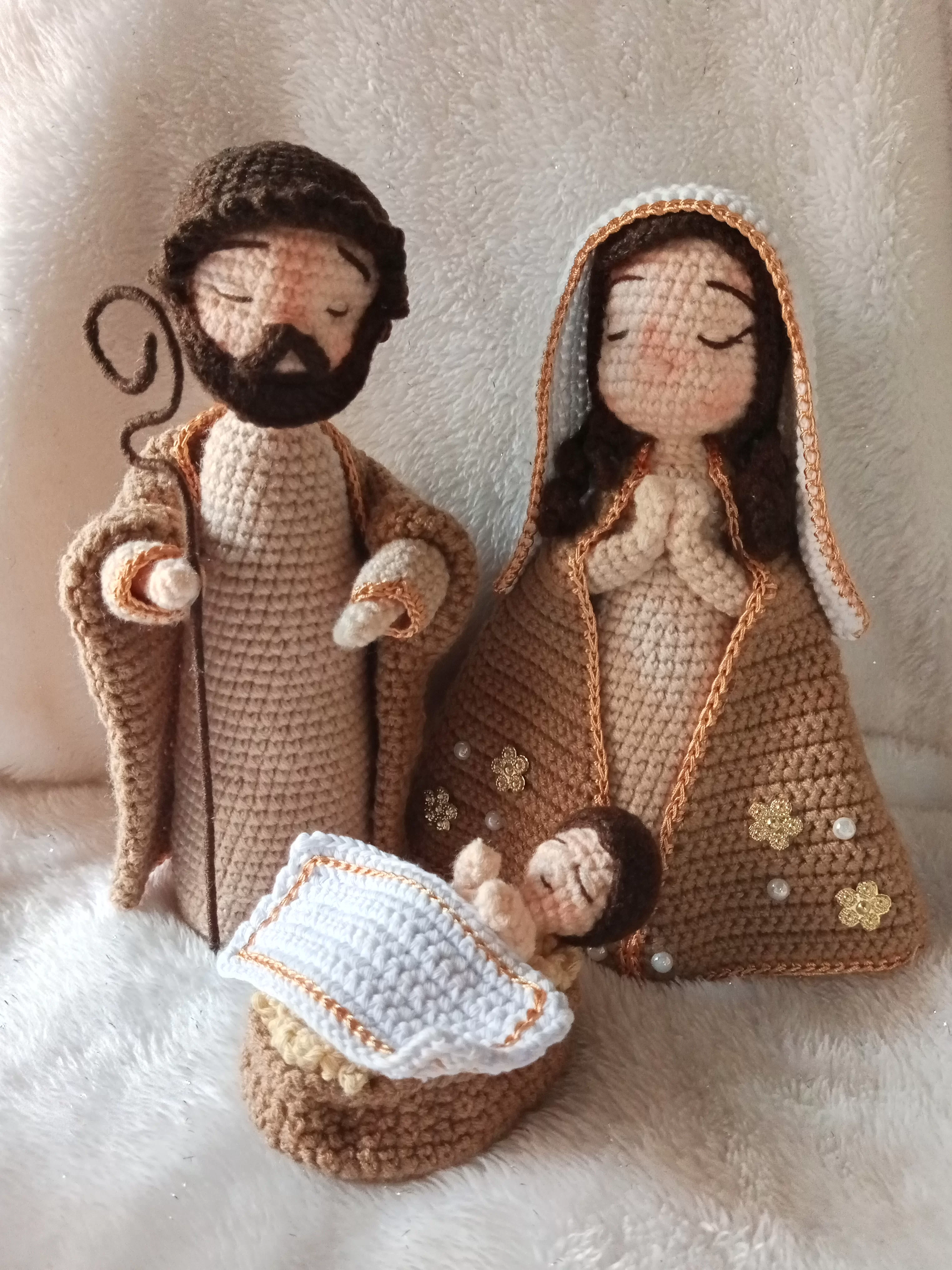 Imagen de Sagrada familia de Nazareth tejido