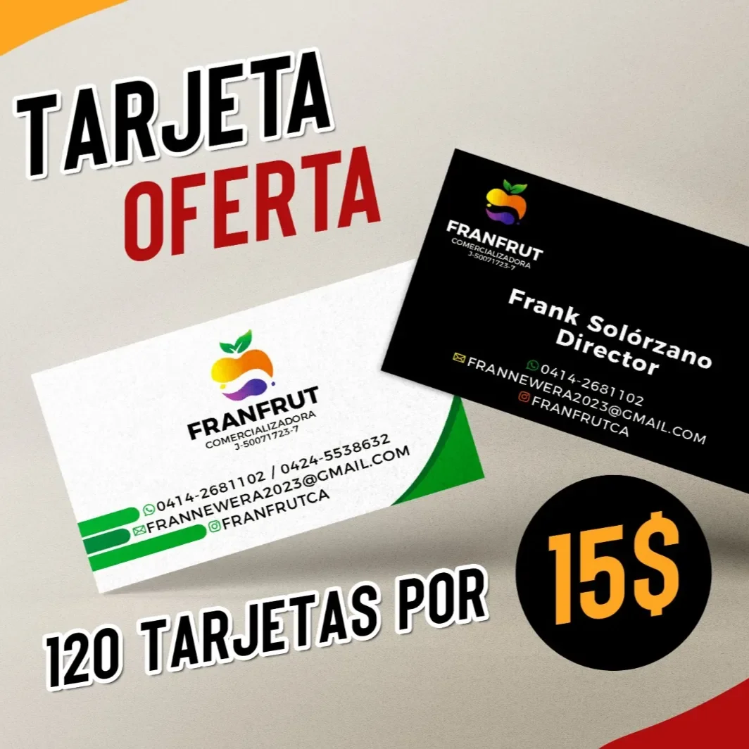 Imagen de Diseños y impresión de tarjetas de presentación