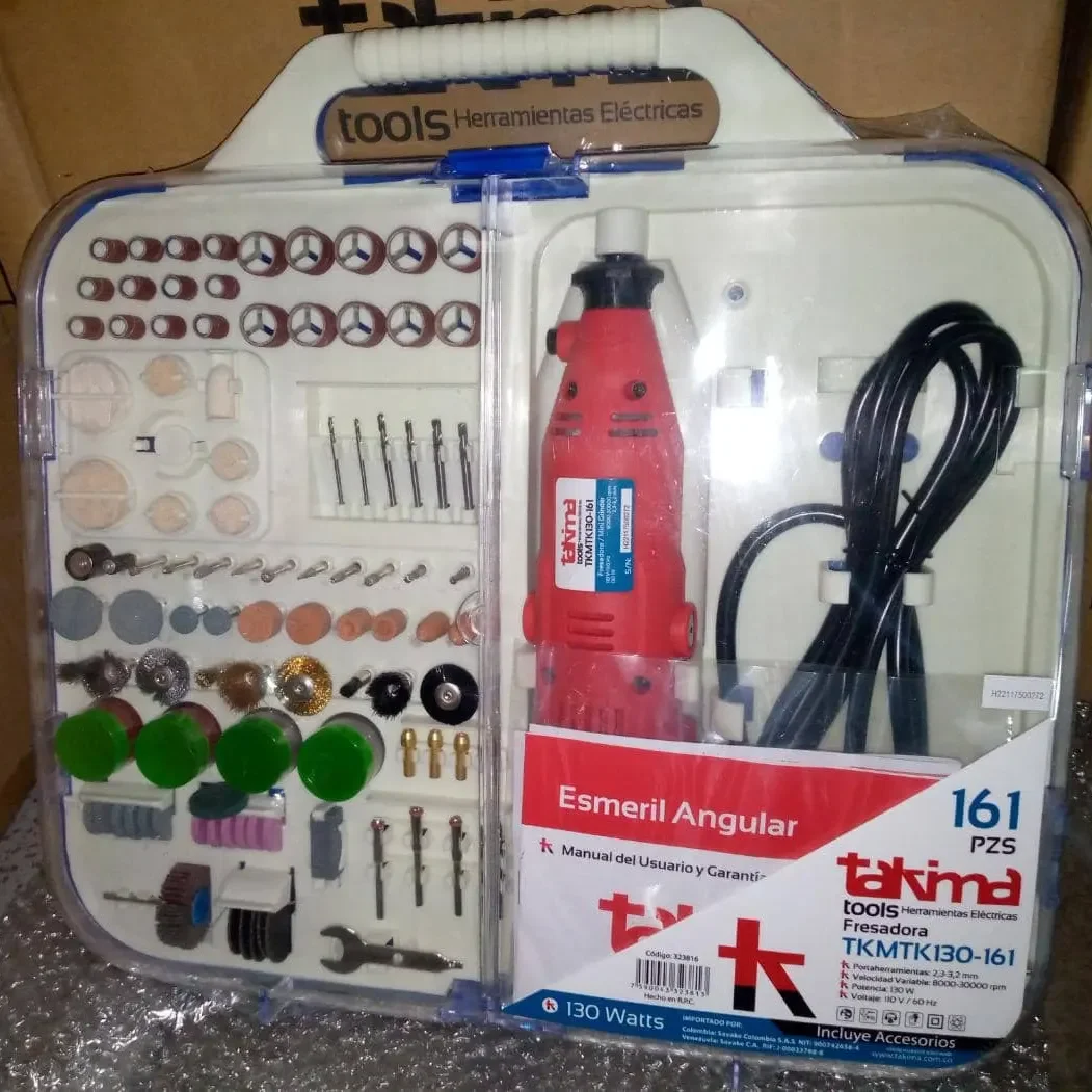 Imagen de Fresadora/Dremel takima 161 piezas