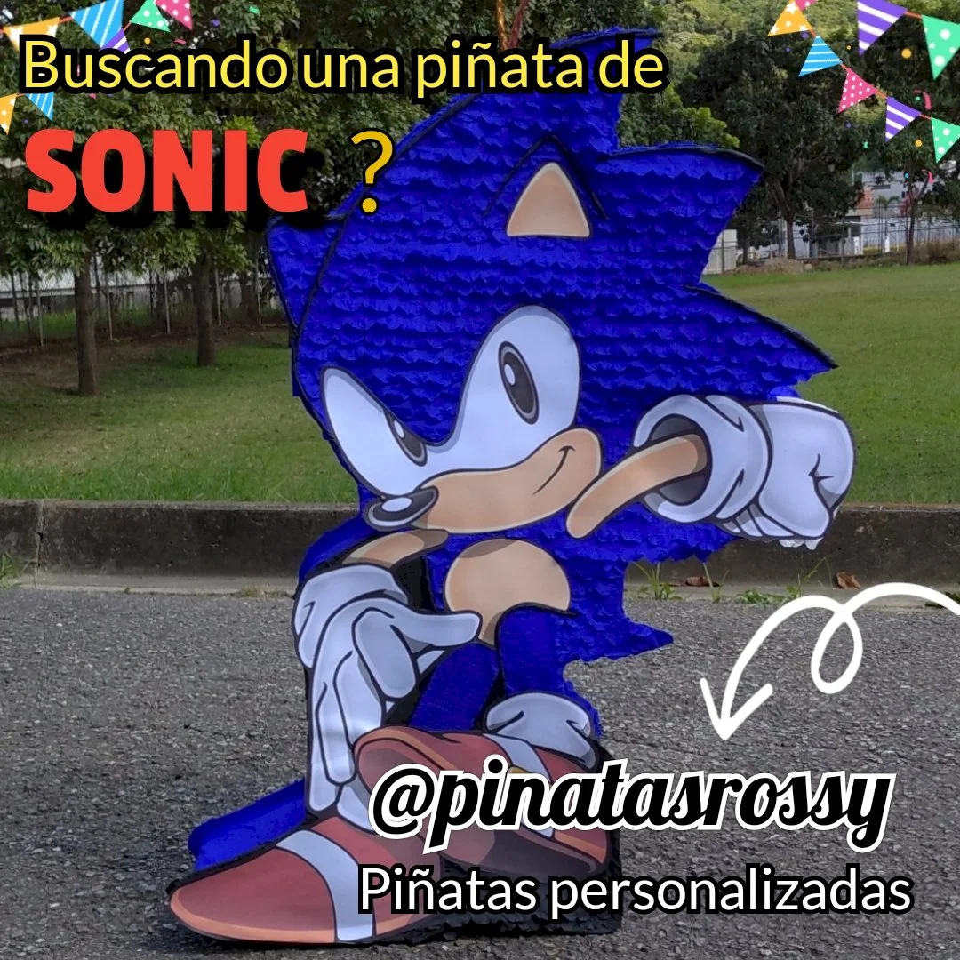 Imagen de Piñata de Sonic