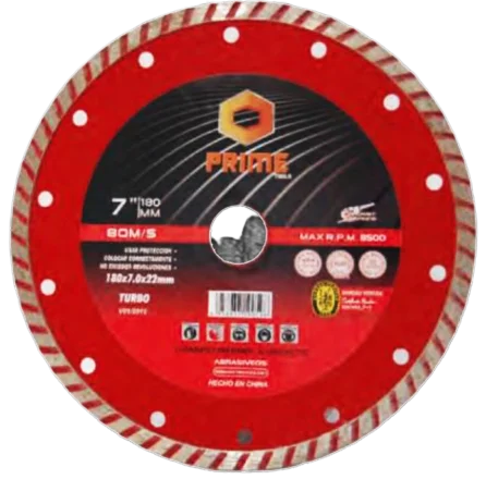 Imagen de Disco de corte turbo diamantado 7" SSD-180-TD