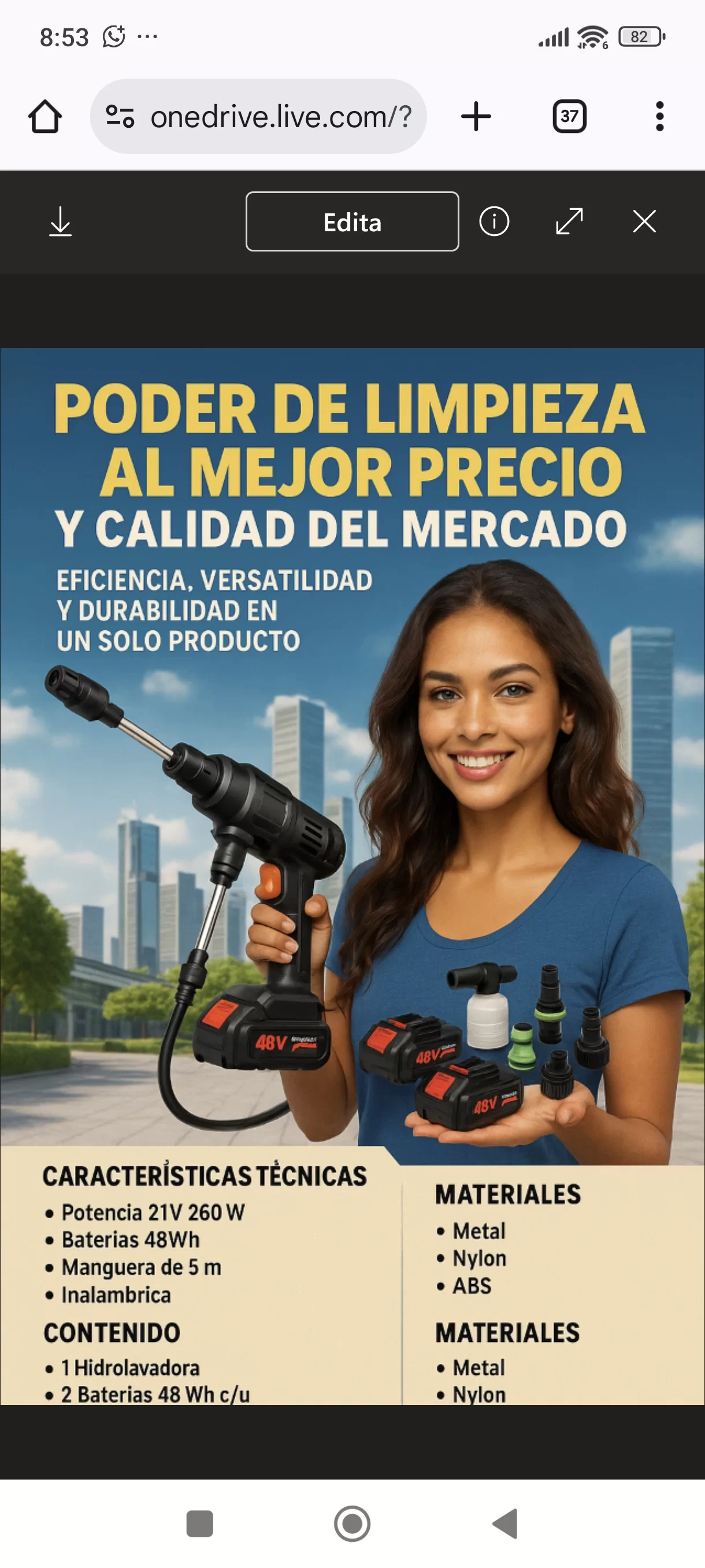 Imagen de HiDROLAVADORA PORTATiL 