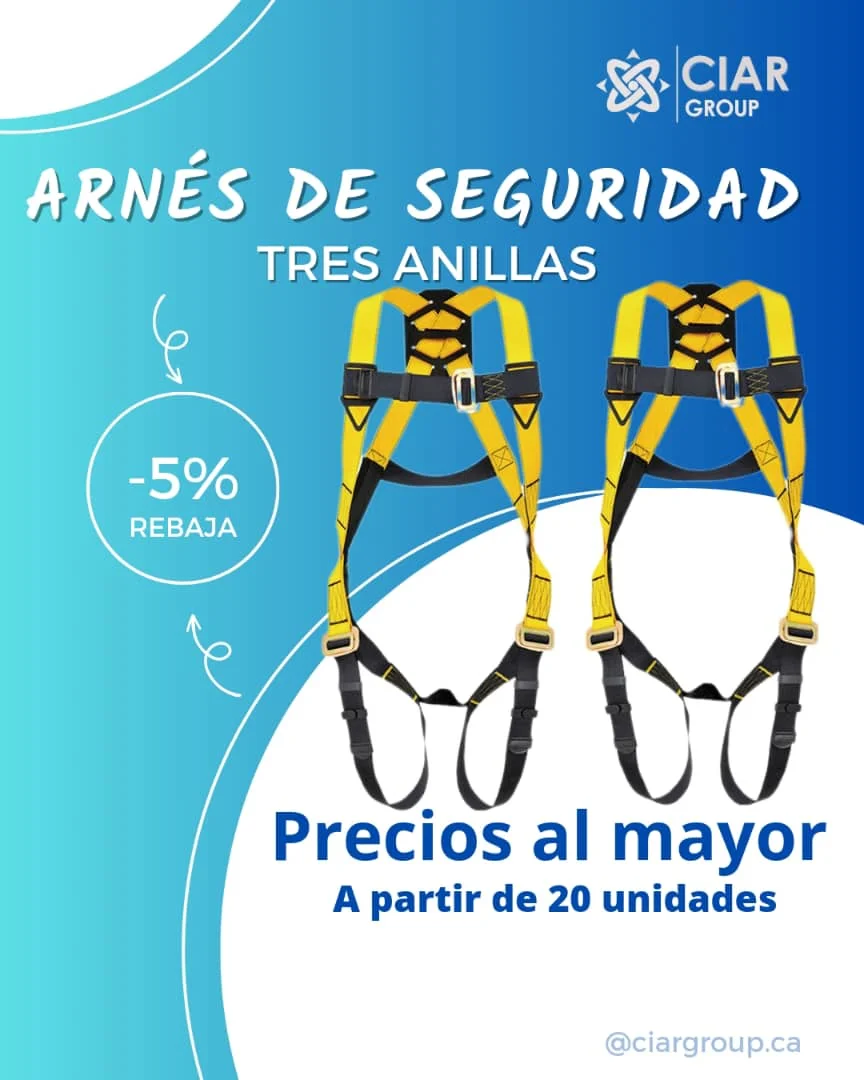 Imagen de Arnes de Seguridad con tres anillas