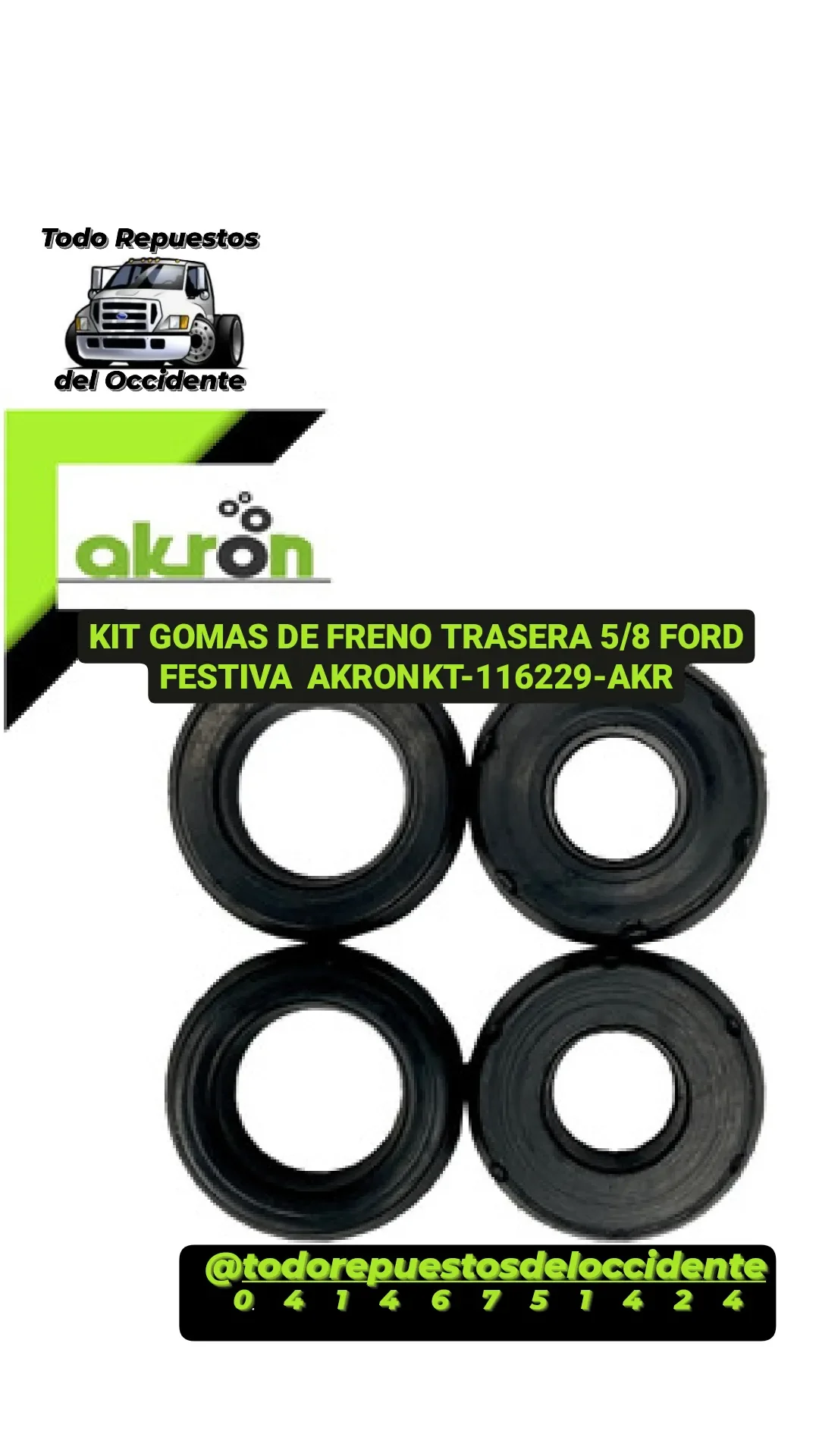 Imagen de Gomas de Freno
