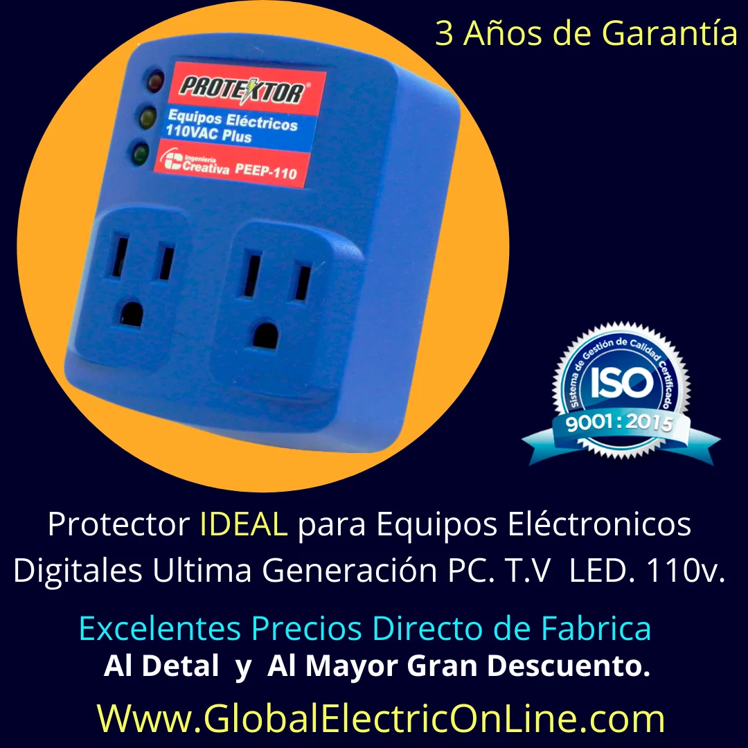 Imagen de Protector Equipos eléctricos de última Generación, con supresor de Picos