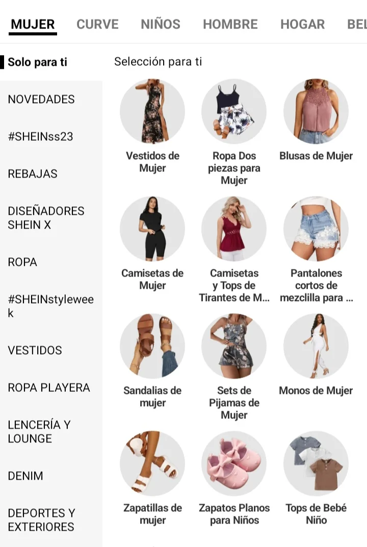 Imagen de Artículos y prendas shein