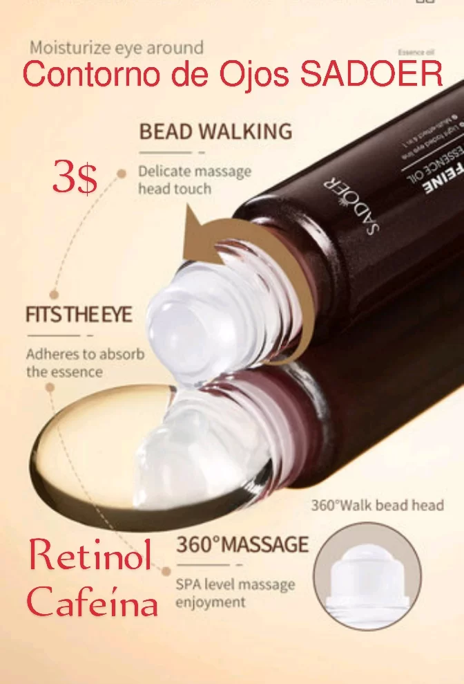 Imagen de 👁️Contornos para ojeras con Retinol y Cafeína SADOER 
