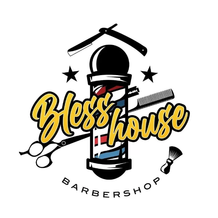 Logo Bless House Barbershop David
