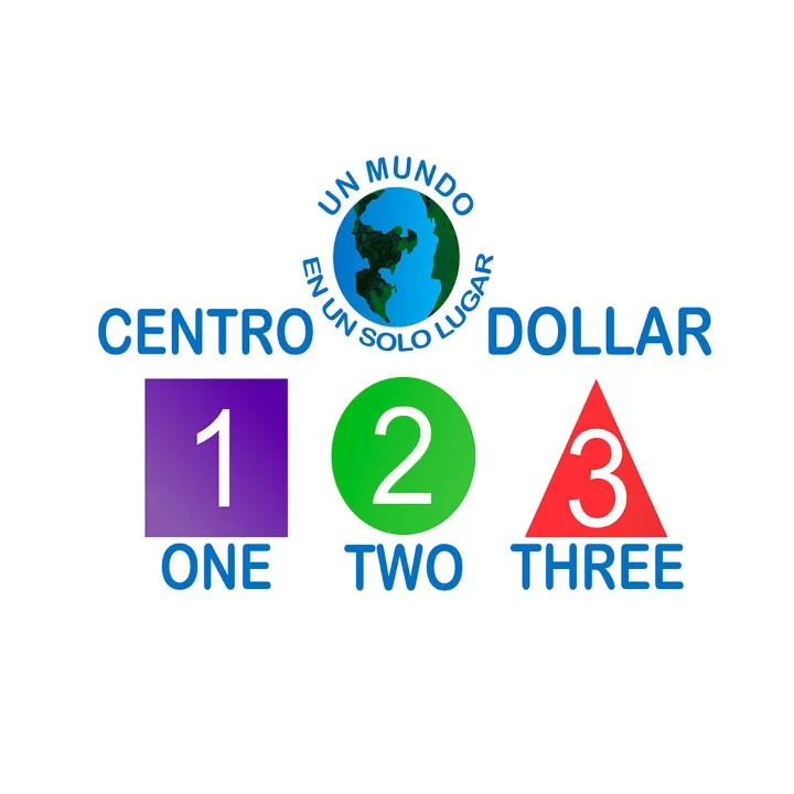 Logo de Centro Dollar 1 2 3