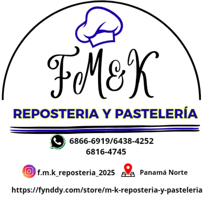 Logo de M&K Repostería y Pastelería 