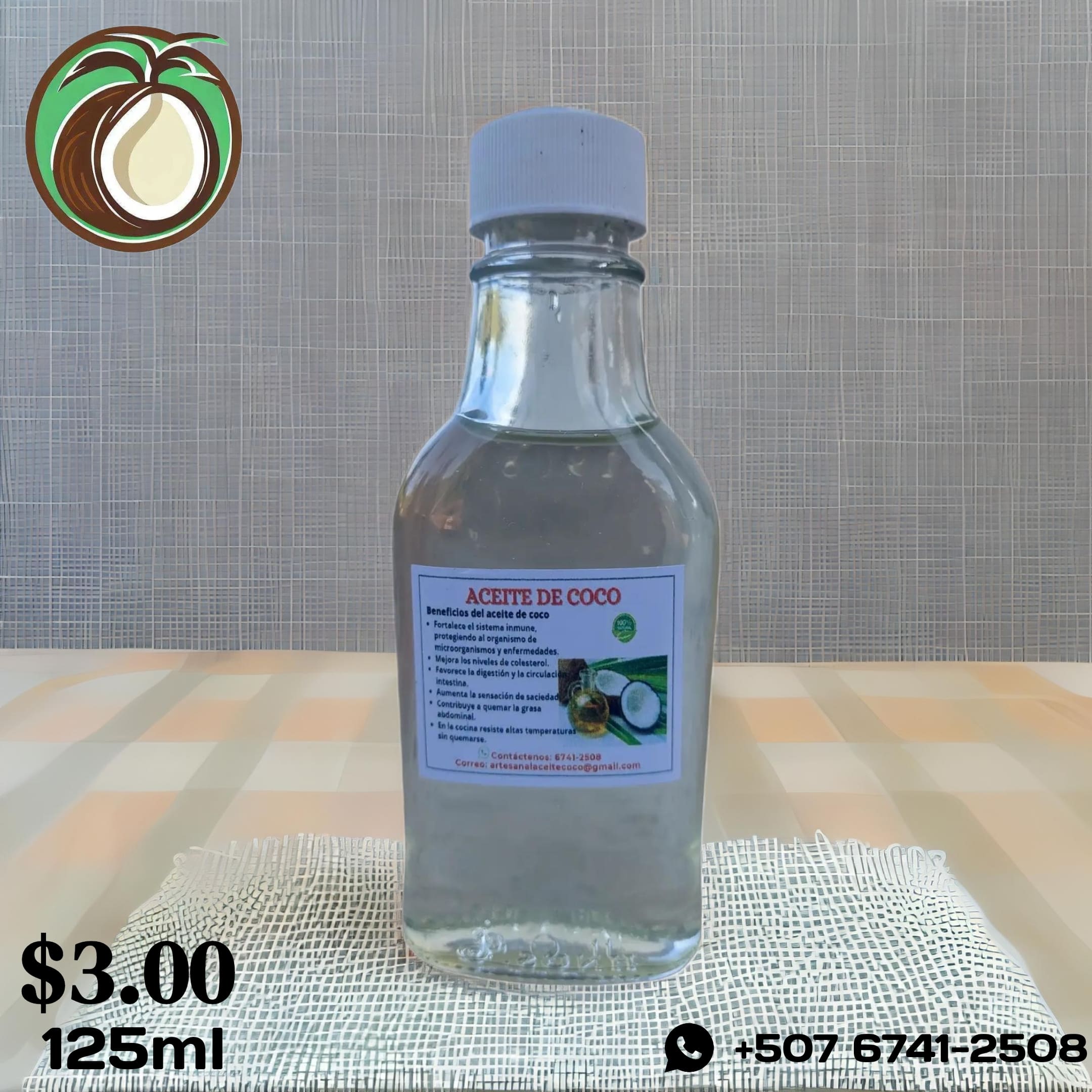 Aceite de coco 125ml