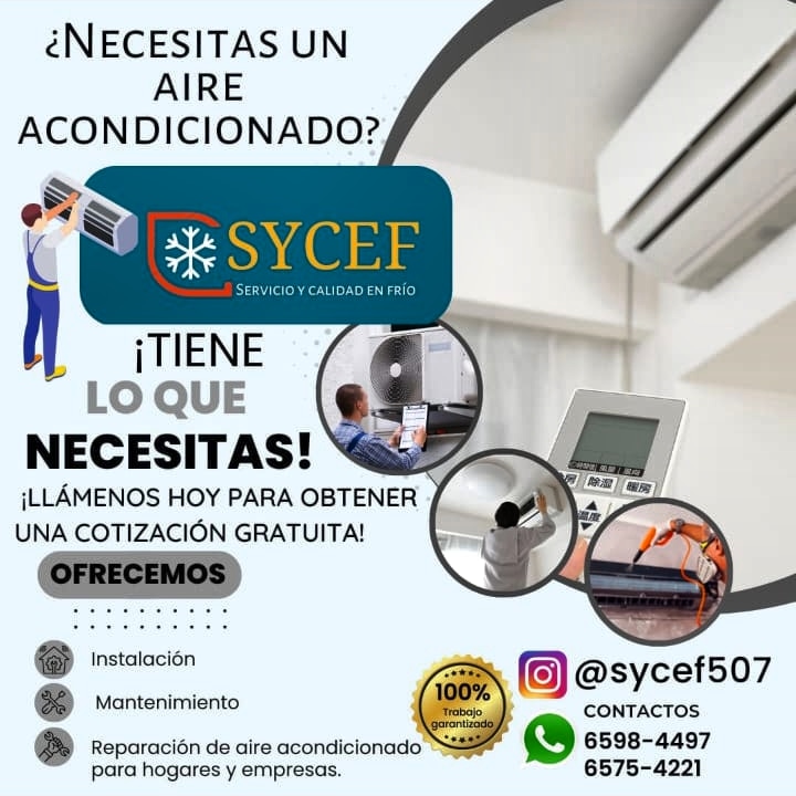 Ofrecemos los servicios de aire acondicionado