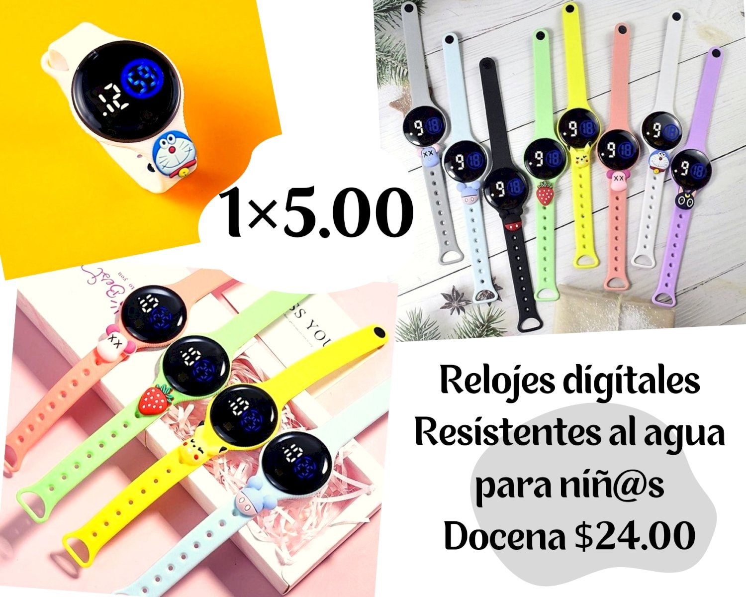 Relojes Digitales para niñ@s