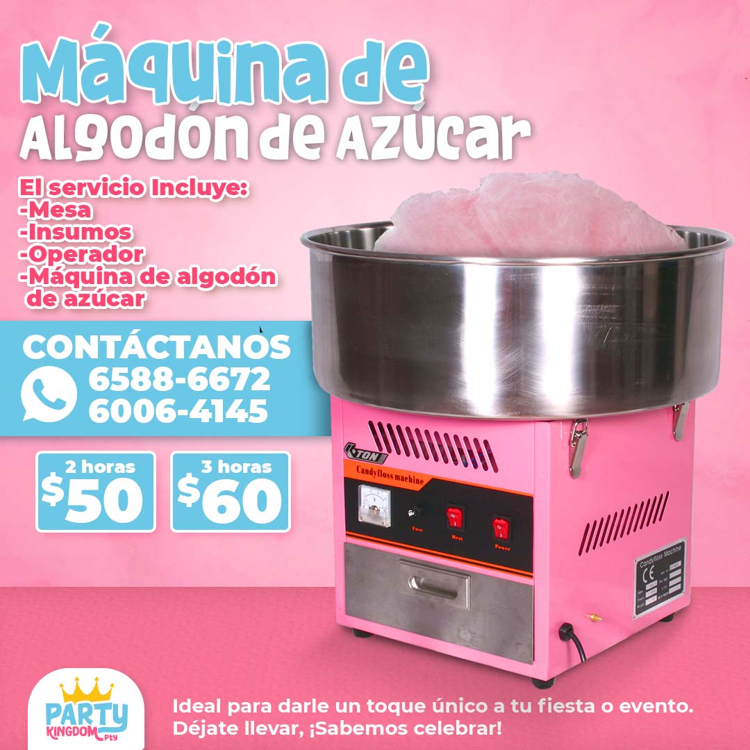 Máquina de Palomitas y Algodón de Azúcar