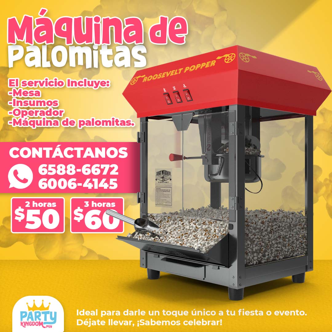 Máquina de Palomitas y Algodón de Azúcar