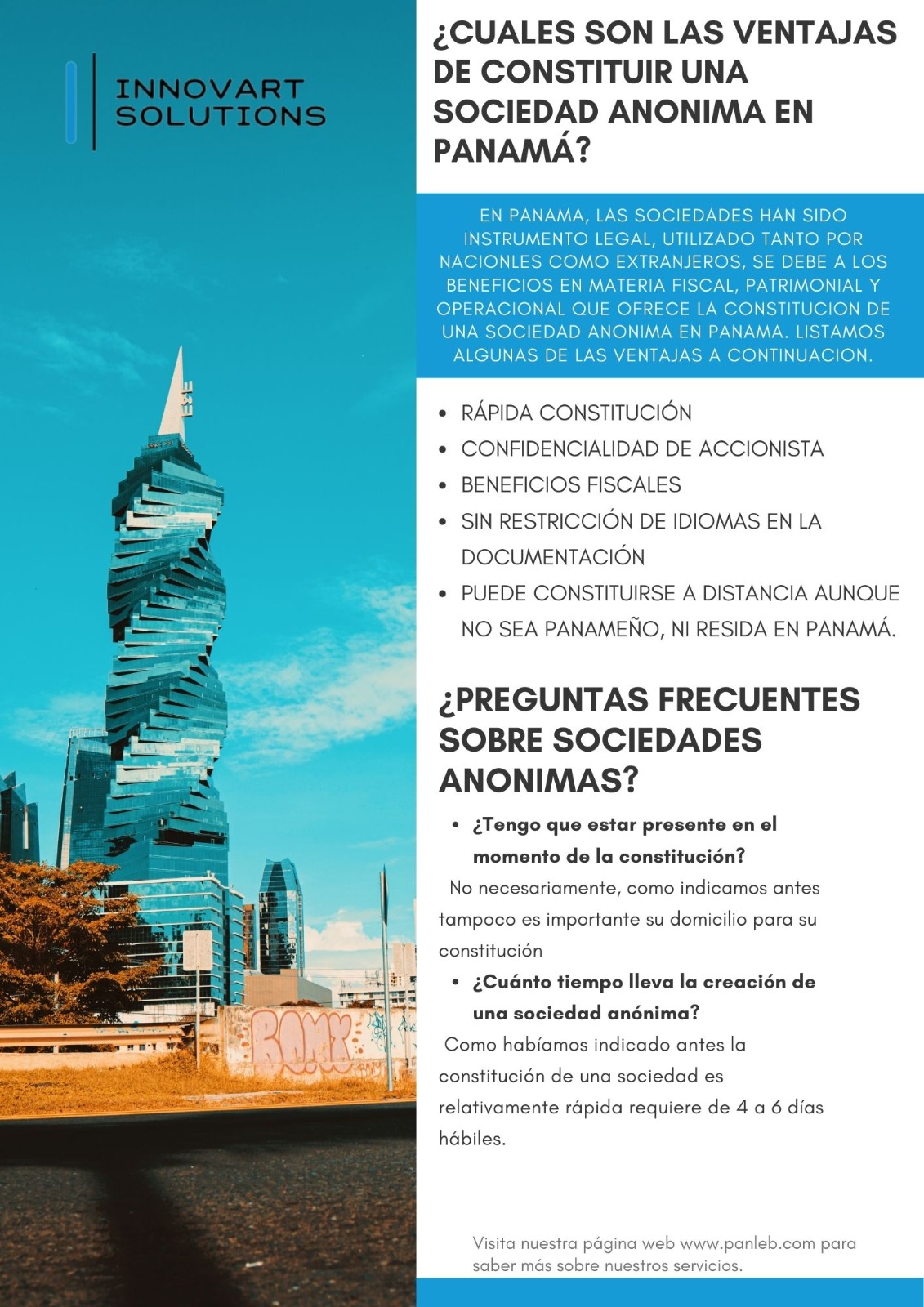 Sociedad anonima en panama