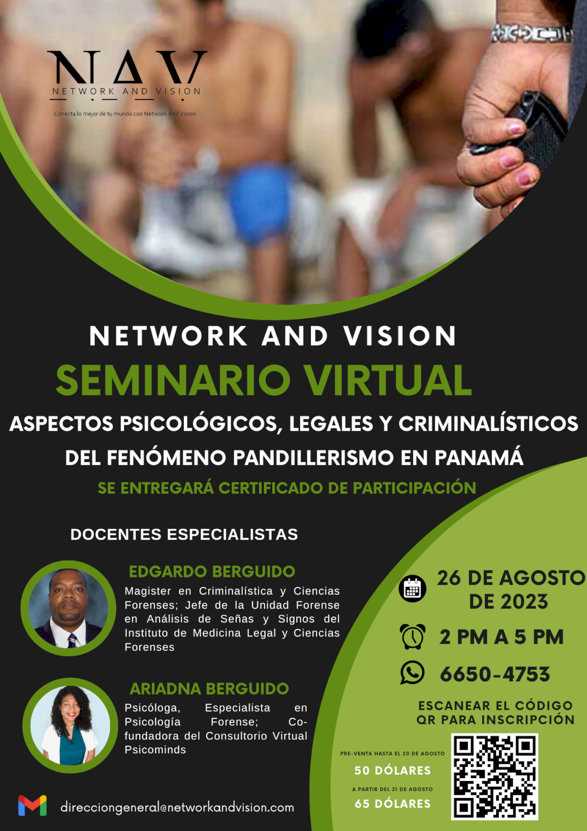 Seminario Aspectos Psicológicos, Legales y Criminalísticos del Fenómeno Pandillerismo en Panamá